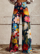 Léna - Floral Wide Pants | The Bellemont Sisters Australia