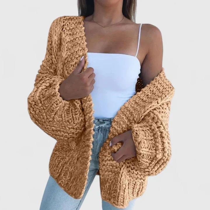 Yvanderliah | Comfortable Cardigan – Brown | The Bellemont Sisters Australia