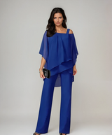 Mariella™ Two-Piece Layered Set – Blue | The Bellemont Sisters Australia