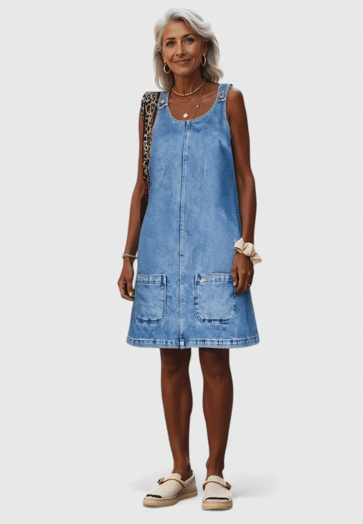 Zarisse | Elegant Midi Dress – Blue | The Bellemont Sisters Australia