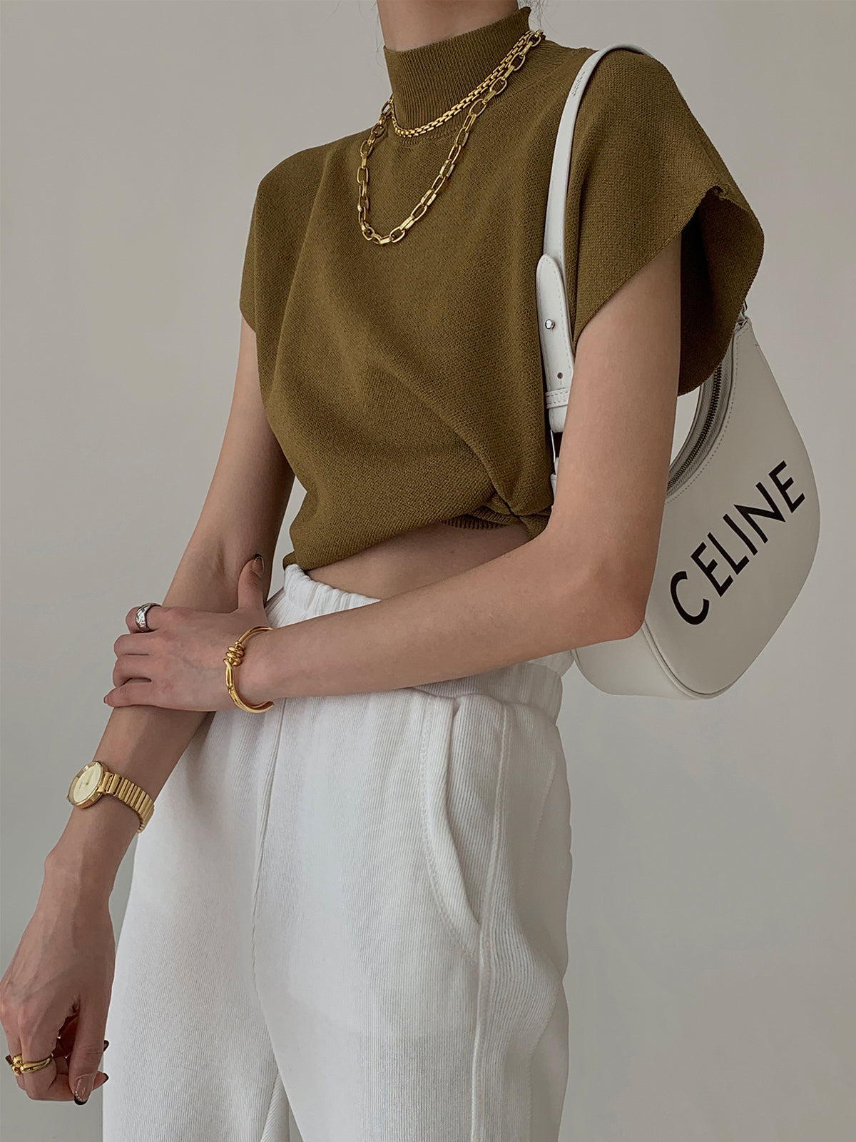 Michelle | Women's Mock Neck Short Sleeve Casual Top | The Bellemont Sisters Australia