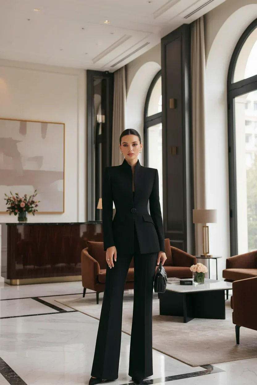 Georgina | Blazer and Palazzo Pants Set | The Bellemont Sisters Australia