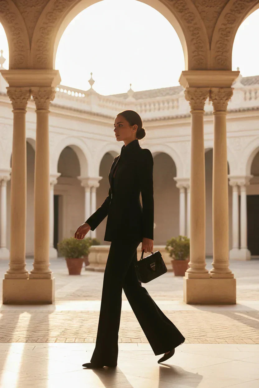 Georgina | Blazer and Palazzo Pants Set | The Bellemont Sisters Australia