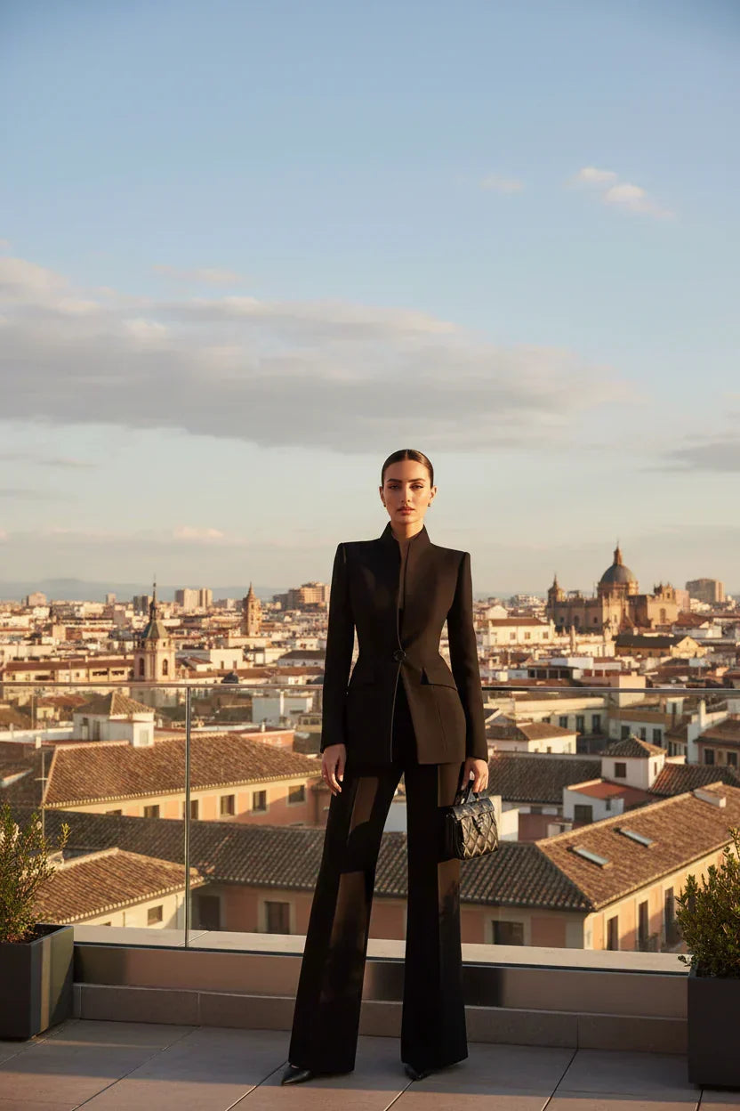 Georgina | Blazer and Palazzo Pants Set | The Bellemont Sisters Australia