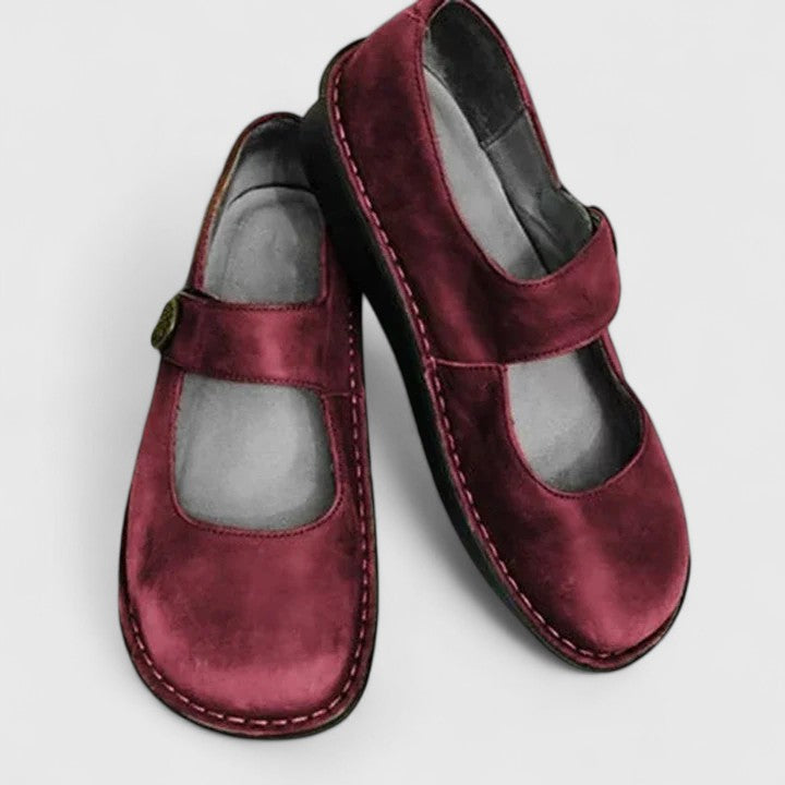 Violetta | Orthopedic Shoes – Red | The Bellemont Sisters Australia