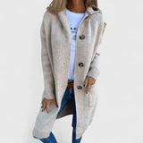 Dia | Elegant Cardigan – Beige | The Bellemont Sisters Australia