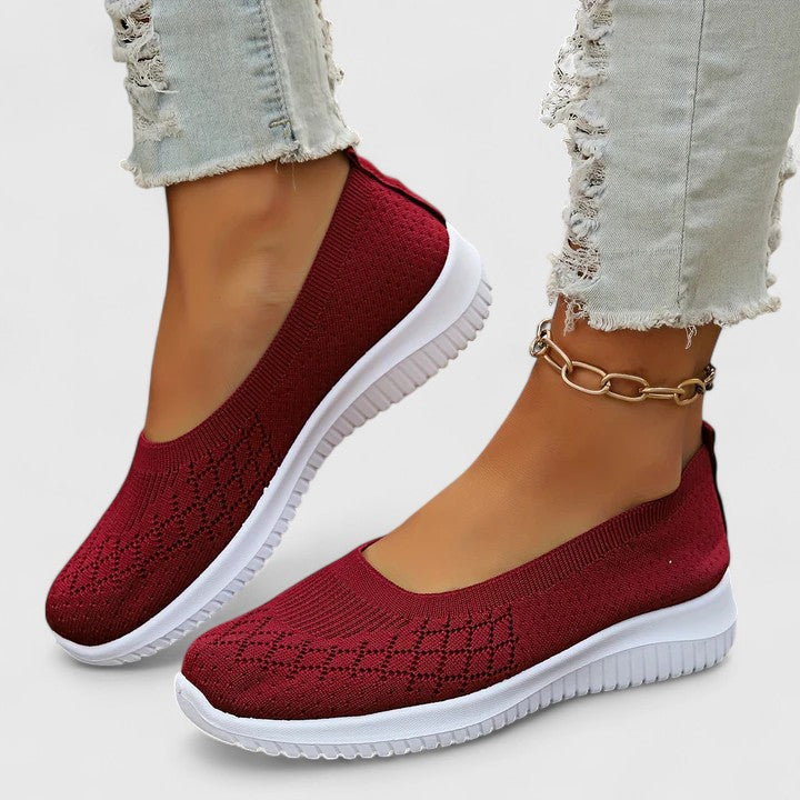 Odara | Orthopedic Slip-Ons – Red | The Bellemont Sisters Australia