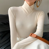 Darcey | Women’s Spring Elegant Mock Neck Top – Beige | The Bellemont Sisters Australia