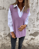 Vyn | Elegant Vest – Purple | The Bellemont Sisters Australia