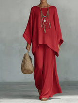 Nadia | Two-Piece Set – Red | The Bellemont Sisters Australia