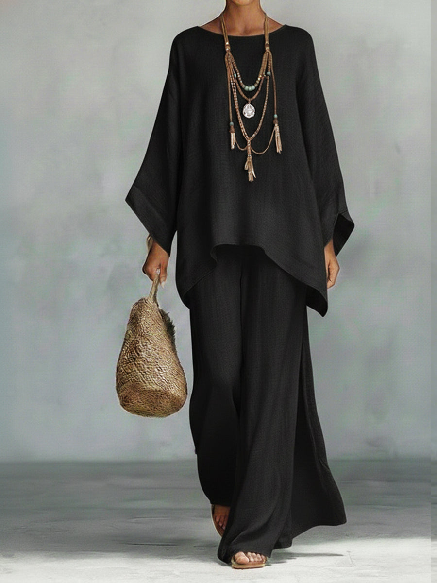 Nadia | Two-Piece Set – Black | The Bellemont Sisters Australia