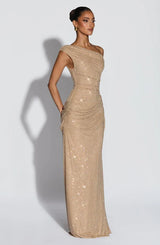 Helena | Women's Evening Sparkle Maxi Dress | The Bellemont Sisters Australia