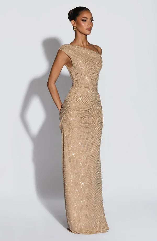 Helena | Women's Evening Sparkle Maxi Dress | The Bellemont Sisters Australia