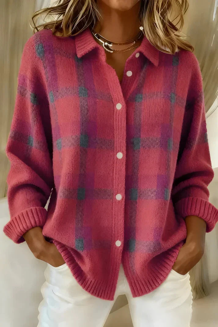 Sarah | Elegant & Cozy Cardigan – Pink | The Bellemont Sisters Australia