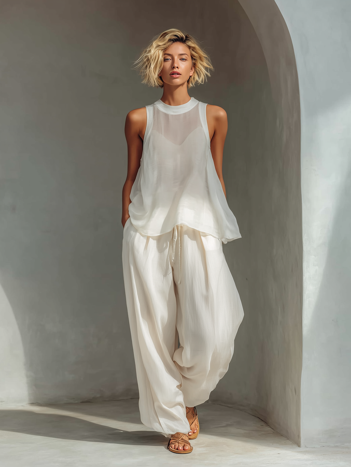 Kathleen | Airy Set with a Loose Blouse | The Bellemont Sisters Australia