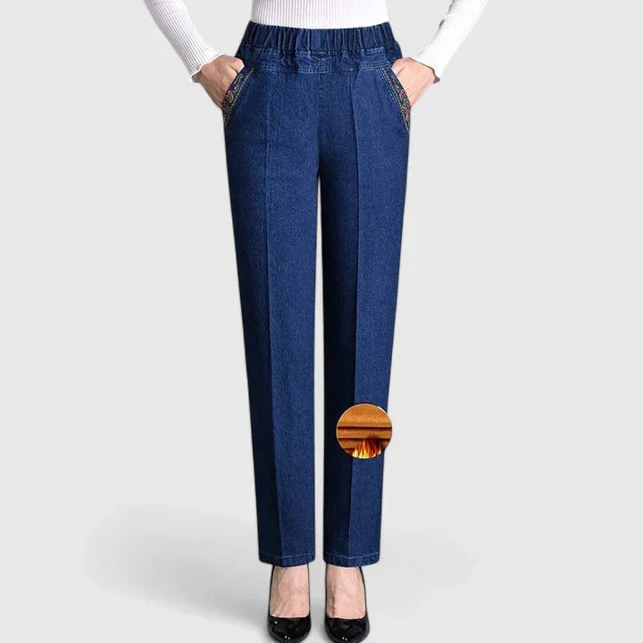 Caryzelle | Sophisticated Pants – Dark Blue (Winter Thickness) | The Bellemont Sisters Australia