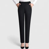 Floralyssa | Comfortable Pants – Black (Normal thickness) | The Bellemont Sisters Australia