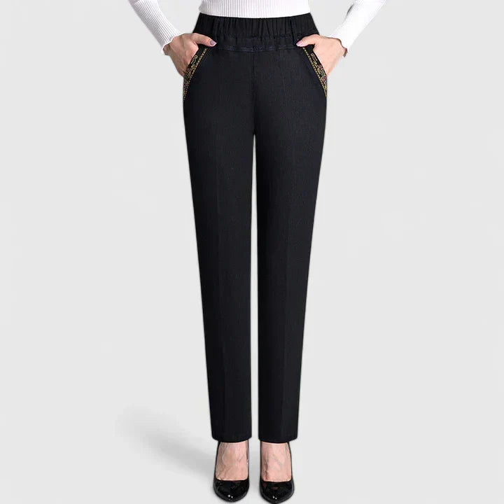 Caryzelle | Sophisticated Pants – Black (Normal Thickness) | The Bellemont Sisters Australia