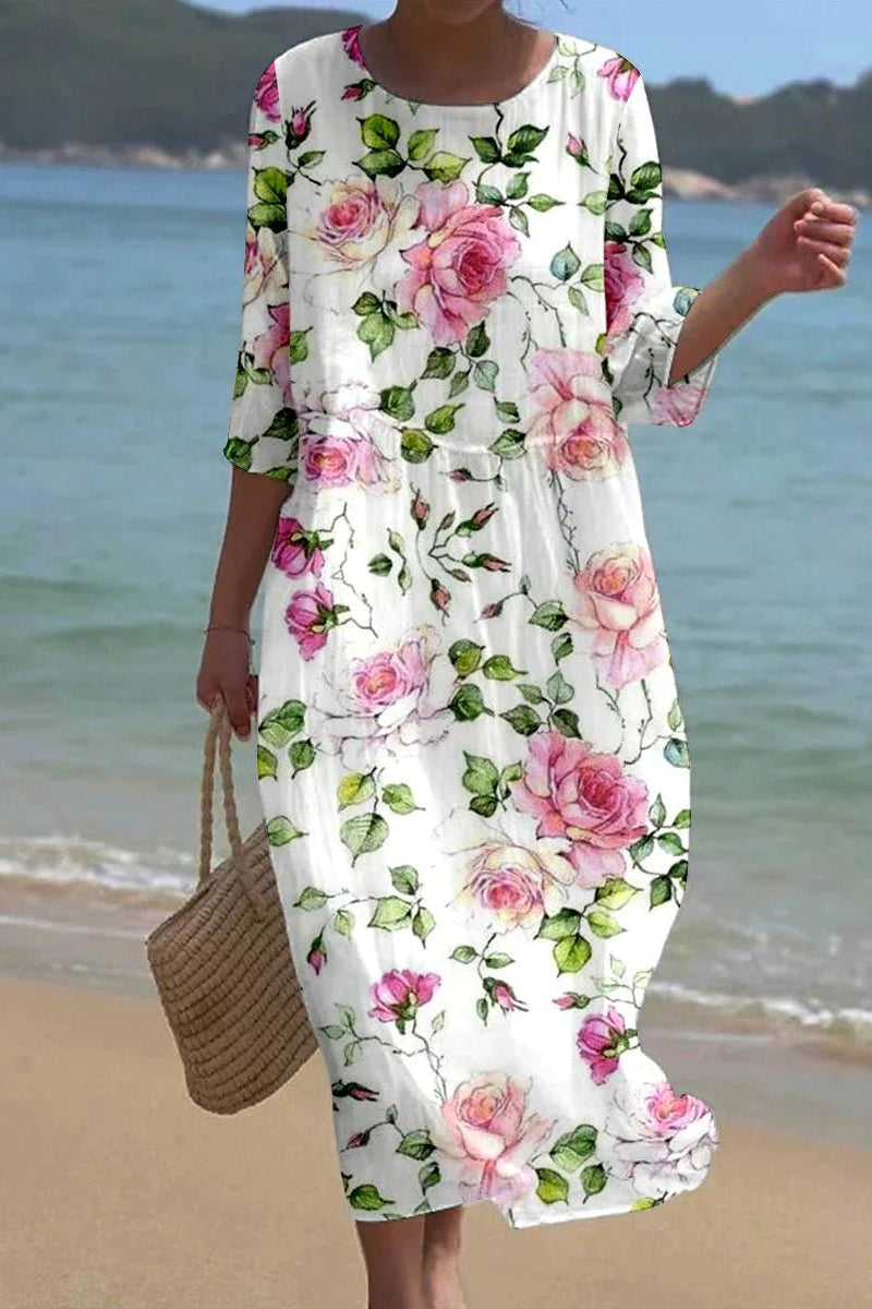 Aubrey | Timeless Chic Dress – Floral | The Bellemont Sisters Australia