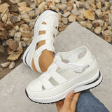 Isadora | Closed-Toe Sneaker Sandals – Soft White | The Bellemont Sisters Australia