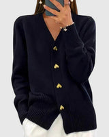 Lillyanne | Elegant Cardigan – Black | The Bellemont Sisters Australia