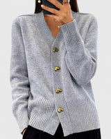 Lillyanne | Elegant Cardigan – Gray | The Bellemont Sisters Australia