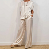 Rita™ Elegant Two-Piece Set – White | The Bellemont Sisters Australia