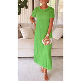 Bethany™ Cut-Out Long Maxi Dress + Free Inner Dress – Green | The Bellemont Sisters Australia