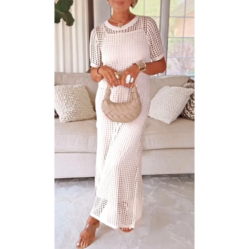 Bethany™ Cut-Out Long Maxi Dress + Free Inner Dress – White | The Bellemont Sisters Australia