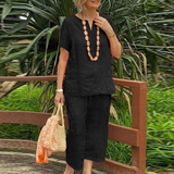 Women's Casual Top & Pants 2-Piece Set – Black | The Bellemont Sisters Australia