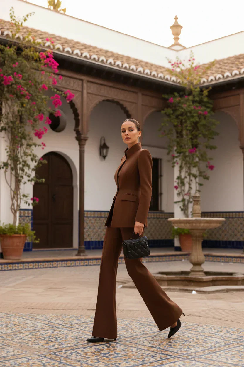 Georgina | Blazer and Palazzo Pants Set | The Bellemont Sisters Australia