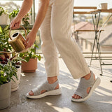 Zina - Breathable Knit Platform Sandals | The Bellemont Sisters Australia