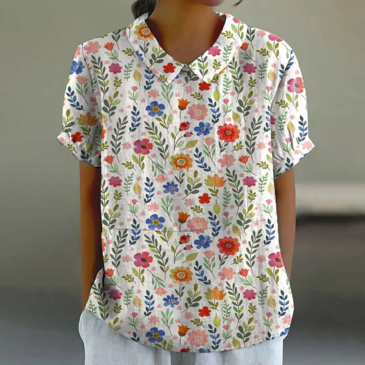 Una | Women's Garden Meadow Print Blouse – Garden Meadow | The Bellemont Sisters Australia