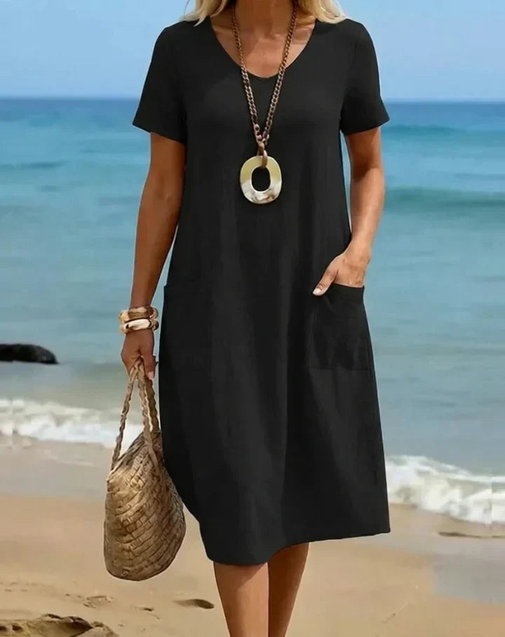 Oriane™ | Fluid Casual Maxi Dress | The Bellemont Sisters Australia