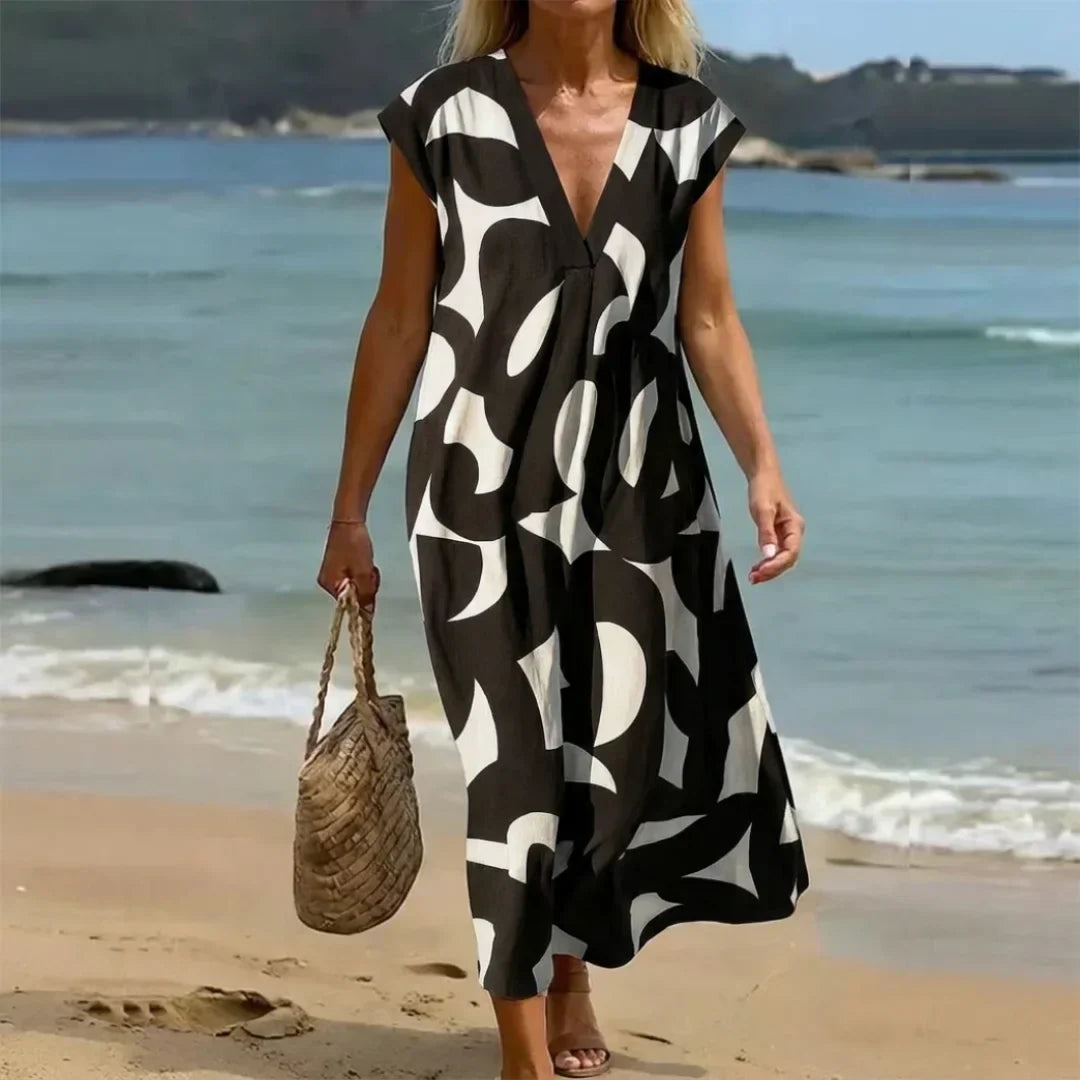 Tatiana™ | Cutwork Detail Maxi Dress | The Bellemont Sisters Australia