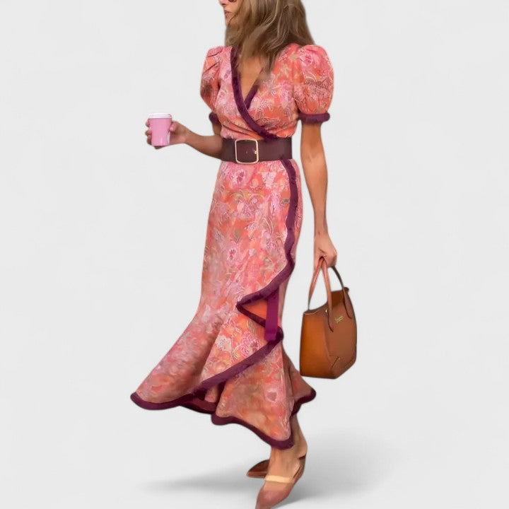 Sydney Elegant Maxi Dress – Pink | The Bellemont Sisters Australia