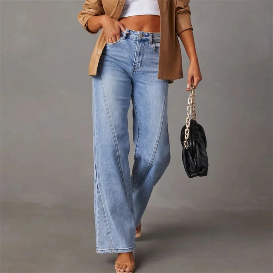Nicole | Women’s Classic Straight Leg Denim Jeans | The Bellemont Sisters Australia