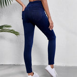 Eleanor | Women’s Slim Fit High-Rise Stretch Jeans | The Bellemont Sisters Australia