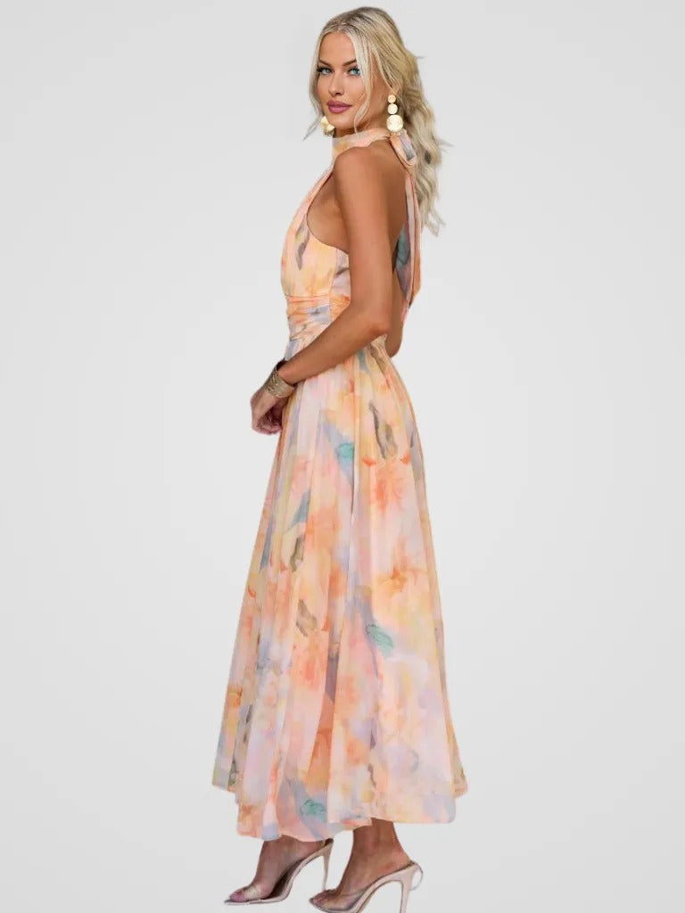 Elviana | Elegant Midi Dress | The Bellemont Sisters Australia